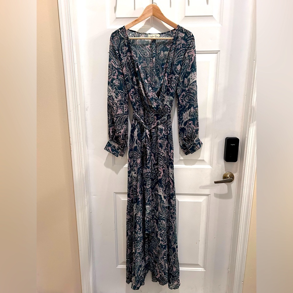 Indigo Rose Maxi Dress Medium